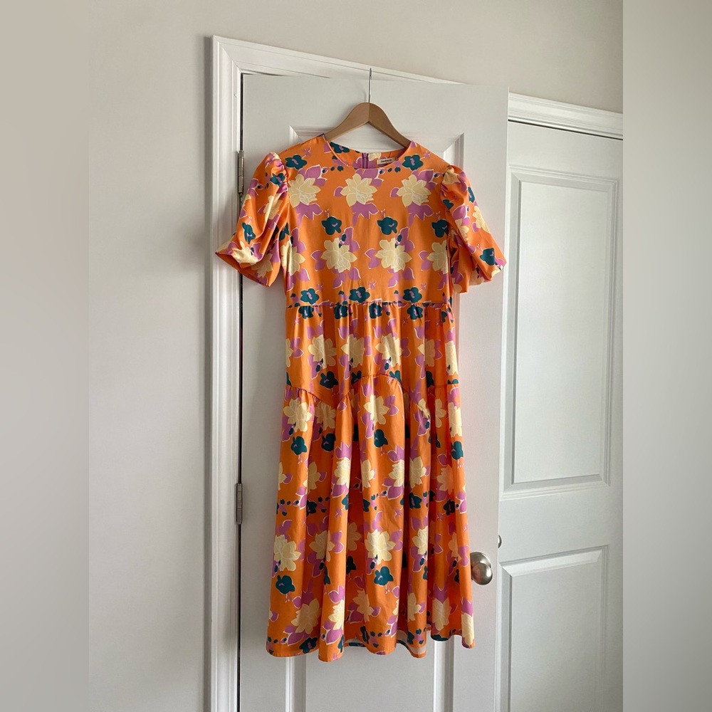 Floral Print Midi Dress